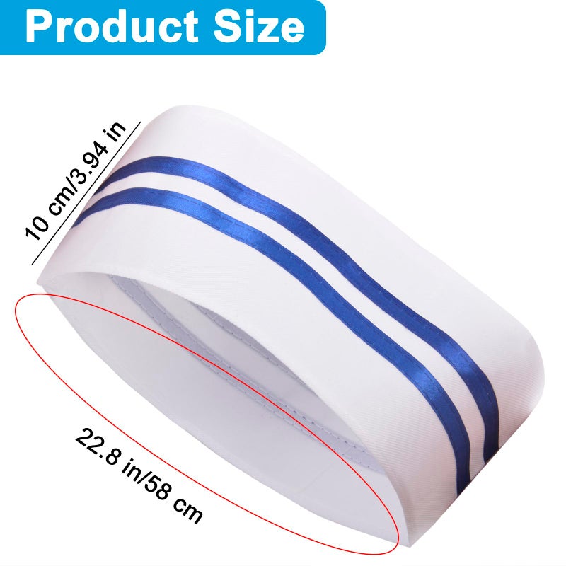 QZUnique Chef Hat Unisex Elastic Kitchen Cooking Chef Cap Adult Adjustable Baking Hat Reusable Food Service Hair Nets - Image 2